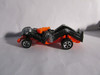 MATTEL 1986 HOT WHEELS ZOMBOT SPEED DEMON RACE CAR ORANGE GUN  H2