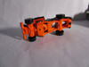 MATTEL 1986 HOT WHEELS ZOMBOT SPEED DEMON RACE CAR ORANGE GUN  H2