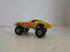 MATTEL 1975 HOT WHEELS DIECAST YELLOW CORVETTE WITH FLAMES 1/64  H2
