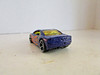 MATTEL 2000 HOT WHEELS DIECAST #24390 BLUE CAR WITH ORANGE FLAMES TINTE 1/64  H2