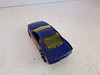 MATTEL 2000 HOT WHEELS DIECAST #24390 BLUE CAR WITH ORANGE FLAMES TINTE 1/64  H2