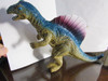 TOY DINOSAUR SPINOSAURUS 5.5"H X 8" WIDE THICK AND HEAVY CHINA DETAILED L9
