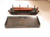 LIONEL POST-WAR TRAINS 3461 OPERATING METAL LOG DUMP CAR- W/LOGS- FAIR -H12A