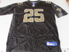 REEBOK NFL EQUIPMENT JERSEY NEW ORLEANS SAINTS  #25 BUSH SZ XXL ADULT 