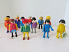 VINTAGE LOT OF 12 PLAYMOBIL FIGURES GEOBRA 1980'S 3" ASSORTED  L17