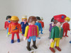 VINTAGE LOT OF 12 PLAYMOBIL FIGURES GEOBRA 1980'S 3" ASSORTED  L17