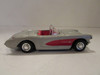 NEW RAY DIECAST CAR 1957 CORVETTE CONVERTIBLE SILVER 1/43RD SCALE M24