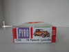 VTG PYRO LIFE LIKE CAR MODEL KIT 1934 PLYMOUTH CONVERTIBLE 1/32 NEW SEALED