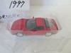 ROAD CHAMPS DIECAST 1997 RED COVETTE LTD ED 4"L MINT IN BOX W/SIGN PLATE   M12