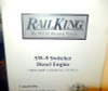 MTH TRAINS INSTRUCTION BOOKLET -RAILKING SW-9 SWITCHER DIESEL ENGINE- M33