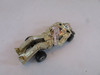 DIECAST MATTEL HOT WHEELS 1988 ZOMBOT CAR GOLD WITH PINK GUN