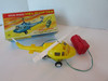 Vintage Louis Marx Battery Operated Remote Control Helicopter Hong Kong Boxed