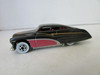 MATTEL DIECAST CAR 1989 BLACK CUSTOM ROD COUPE RED YELLOW STRIPING 3"  H2