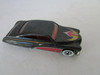 MATTEL DIECAST CAR 1989 BLACK CUSTOM ROD COUPE RED YELLOW STRIPING 3"  H2