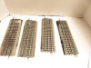 LIONEL FASTRACK 12014 - 10"  TRACK SECTIONS - FOUR - USED -EXC. - SH