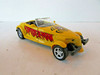 MAISTO DIECAST 2001 CHYSLER PROWLER MARVEL 2004 1/39 SCALE YELLOW SPIDERMAN H5