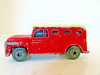MATCHBOX SUPERFAST DIECAST NO.69 ARMORED TRUCK LESNEY ENGLAND1978 RED 1/64  H2