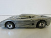 MATTEL HOT WHEELS 1992 SILVER GREY SPORTS CAR METALLIC MADE IN MALAYSIA  H2