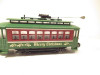 MTH TRAINS - MERRY CHRISTMAS BUMP N GO MOTORIZED TROLLEY CAR- 027- EXC.B29