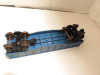 LIONEL POST-WAR - SHORT BLUE GONDOLA- NO LETTERING/NUMBERS- 027- FAIR - S18