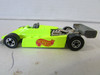 MATTEL HOT WHEELS LOGO 1982 LEMON YELLOW DRAG CAR   MADE IN MALAYSIA  H2