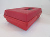 VTG 1970'S GILBERT ERECTOR SET WITH RED CARRY CASE ASST PARTS  USED  L2