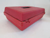 VTG 1970'S GILBERT ERECTOR SET WITH RED CARRY CASE ASST PARTS  USED  L2