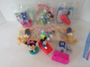 LOT OF 8 MCDONALD HAPPY MEAL TOYS DISNEY MINNIE MICKEY ALADDIN PLUTO  L144
