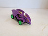 HOT WHEELS 1985 DIECAST SPEED DEMONS PURPLE CAR GREEN SPOKES  1/64TH  H2