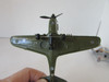 Diecast Military WWII A261P-40 Warhawk 5" Wingspan Green  H2