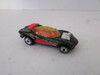 MATTEL HOT WHEELS DIECAST 1991 BLACK RACE CAR TURBO BLACKWALL FLASHFIRE  H2