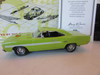 Matchbox Diecast YMC07M 1970 Plymouth GTX Green Muscle Car 1/43 COA LotD