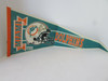 NFL MIAMI DOLPHINS  FOOTBALL PENNANT TRENCH MFG BUFFALO NY 30" FULL SIZE S1