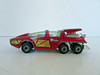 1980 KENNER DIECAST CAR FAST III DARK PINK WITH GRAPHICS MADE IN HONG KONG  H2