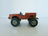 MATCHBOX DIECAST 4 X 4 JEEP 1981 BROWN MISSING ROLL BAR GOLDEN EAGLE  H2
