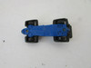 MATTEL HOT WHEELS DIECAST CAR 1993 BLUE RACE CAR BLACK CHROME ACCENTS H2