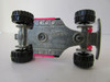 MATTEL HOT WHEELS DIECAST CAR MALAYSIA 1991 #7 RACE CAR PINK BLACK  H2