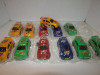 LOT OF 10 NEW PLASTIC PULL-BACK SPORTS CARS- ASSORTED COLORS-  CLOSEOUT - L34