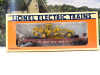 LIONEL TRAINS -MPC - 16934 PENNSYLVANIA FLAT CAR W/ERTL GRADER- 0/027- LN -B15