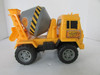 HEAVY DUTY PLASTIC TOY CEMENT MIXER TRUCK 7.5"L  YELLOW & GREY  L17