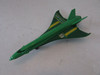 MATTEL MATCHBOX 2006 DIECAST HYPERSONIC JETF15-20  PLANE GREEN YELLOW H2
