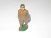 VINTAGE LEAD SOLIDER- WALKING W/GUN- APPROX 3"- FAIR- H50