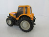 DIECAST FARM TRACTOR YELLOW 4" LONG UNBRANDED PULL BACK VEHICLE L17