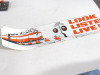 VINTAGE  LOOK - LISTEN - LIVE! BUMPER STICKER- GOOD- M40