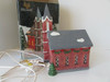 HOLIDAY EXPRESSIONS VILLAGE BUILDING BRICK CHURCH DICKENS LIGHTED 9"H 1991 LotD