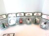 LOT OF 26 CHRISTMAS HOUSE TABLETOP MIRRORED HOLIDAY FIGURINES DECOR