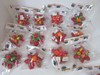 LOT OF 12 KITCHEN FRIG MAGNETS BRIGHTLY COLORED FRUIT 4" NEW IN PKGS