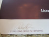 DREYFUS HUDSON TRAIN ENGINE POSTER SMITHSONIAN LIONEL LTD #317 SIGNED 38X26 VG