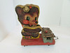 VTG FISHER PRICE #752 WOOD PULL TOY TEDDY ZILO XYLOPHONE USE FOR PARTS  L2