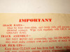VINTAGE SCALEXTRIC INSTRUCTION SHEET - - FAIR- M50